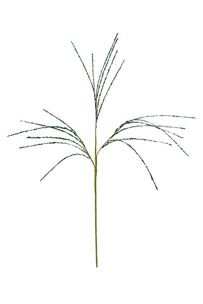 34" Sequin Willow Spray Green