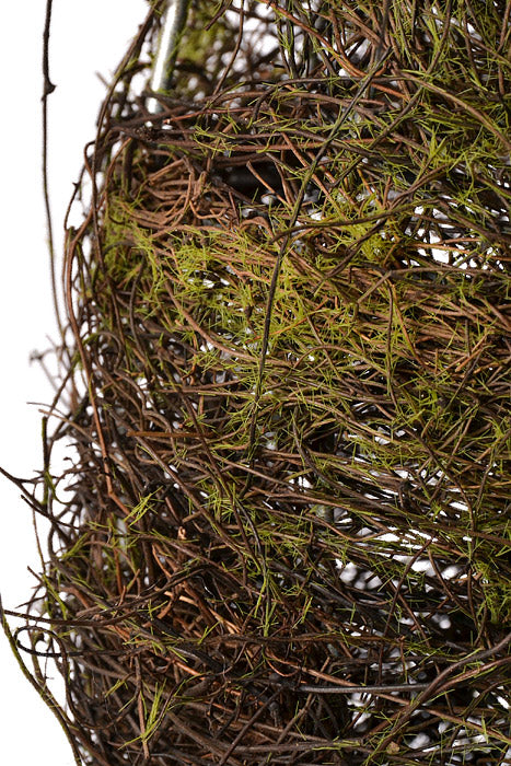 20" Moss Wreath Natural Green