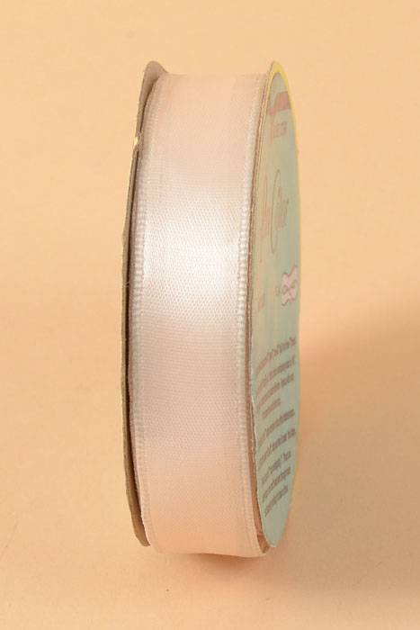 5/8" X 10yds Wired Satin Ribbon Ivory