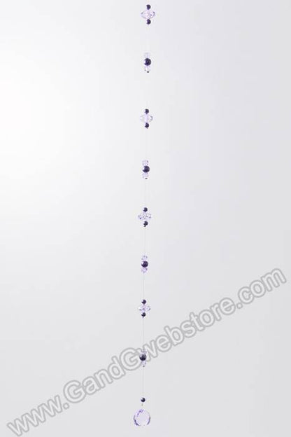36" Pearl &amp; Bead Garland Purple
