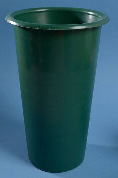 15.75" Green Stock Vase Green
