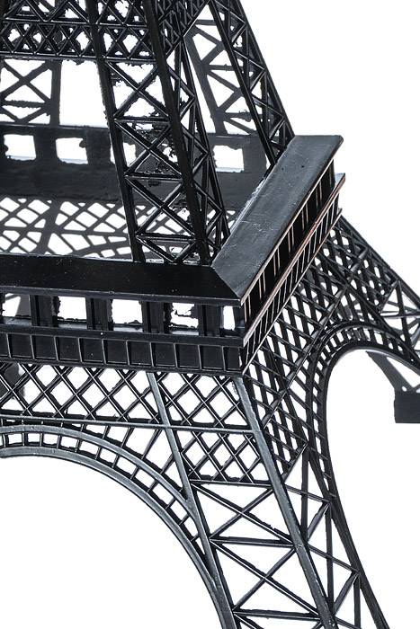 19.25" Metal Eiffel Tower Black