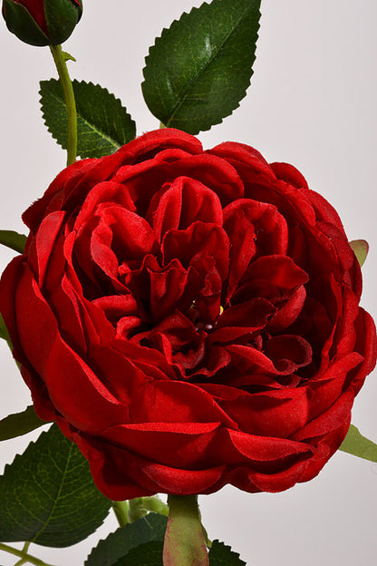 25.5" Silk Rose Spray Red