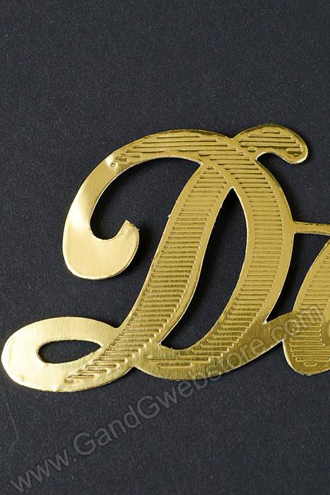 2.25" Large Paper "daughter" Gold Pkg/10