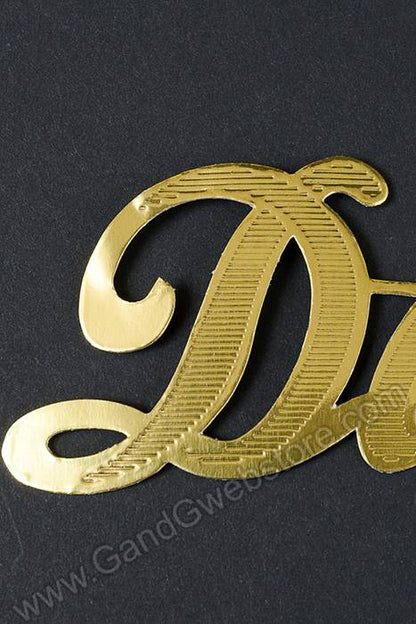 2.25" Large Paper "daughter" Gold Pkg/10