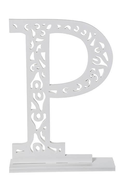 19.75" Carved Letter "p"