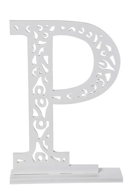 19.75&quot; Carved Letter &quot;p&quot;
