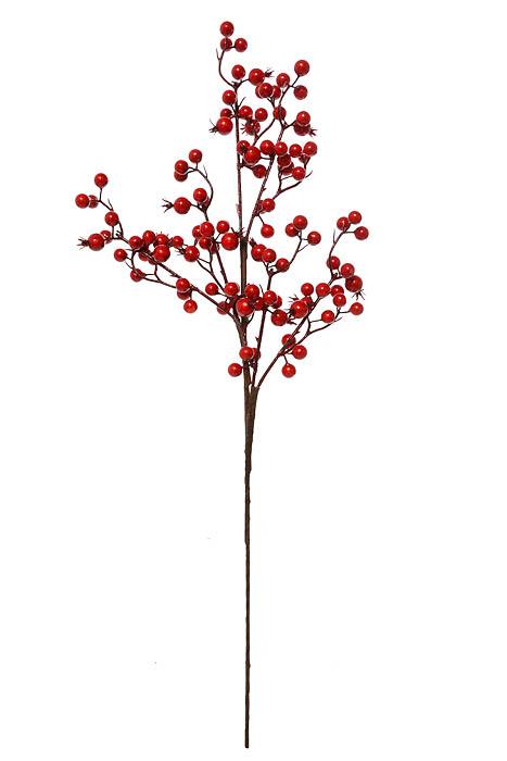 26" Water Proof Mixed Berry/Crabapple Spray Red