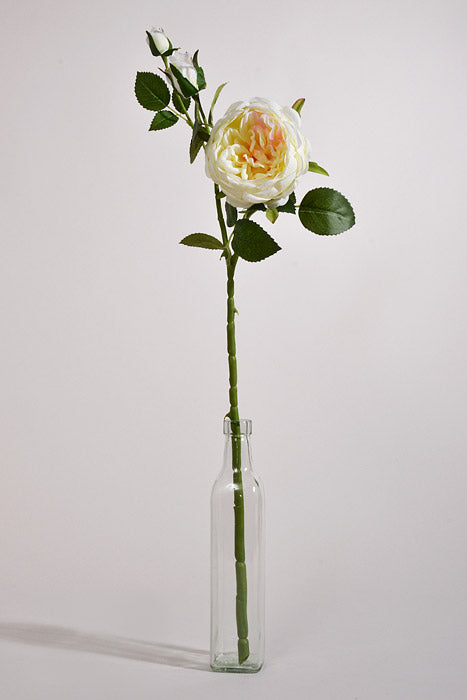 25.5" Silk Rose Spray Cream/Pink