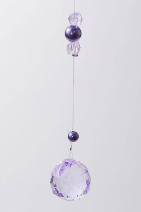 36" Pearl &amp; Bead Garland Purple