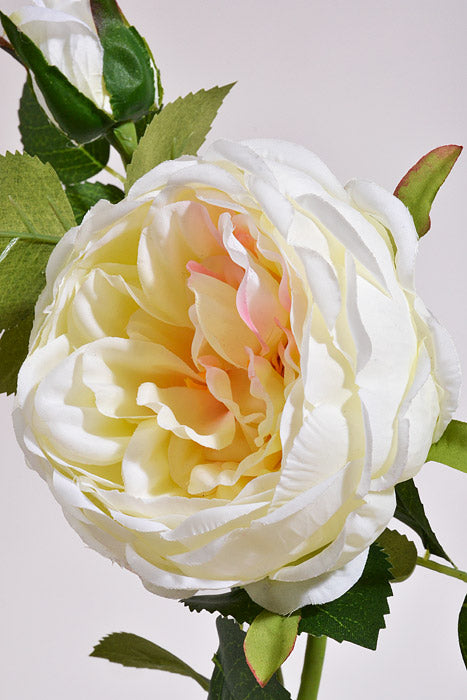 25.5" Silk Rose Spray Cream/Pink