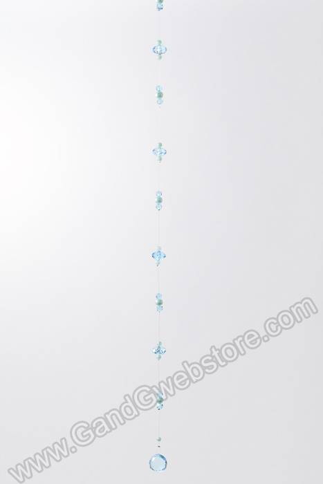 36" Pearl &amp; Bead Garland Turquoise