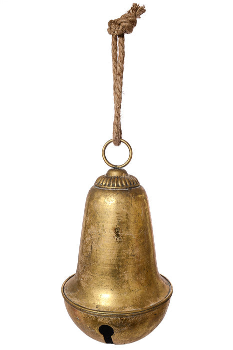17" Metal Jingle Bell Champagne/Gold
