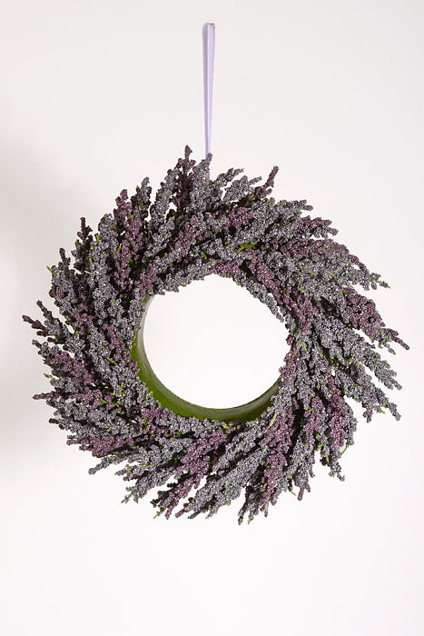 13" Lavender Wreath Lavender Two-Tones