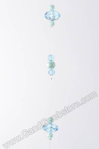 36" Pearl &amp; Bead Garland Turquoise