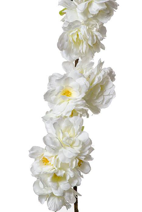 6ft Cherry Blossom Garland Cream