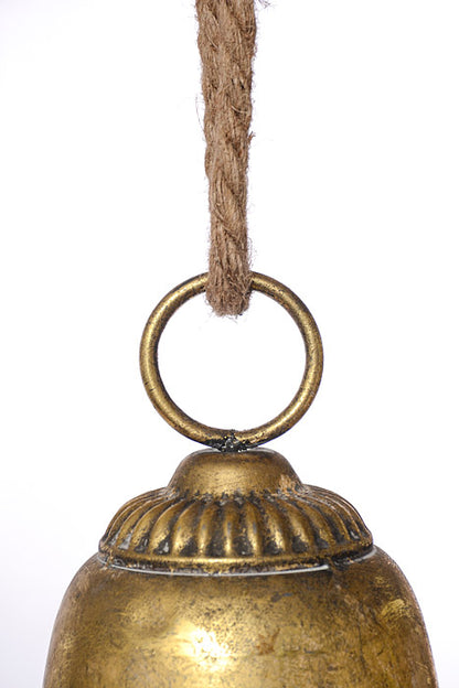 17" Metal Jingle Bell Champagne/Gold