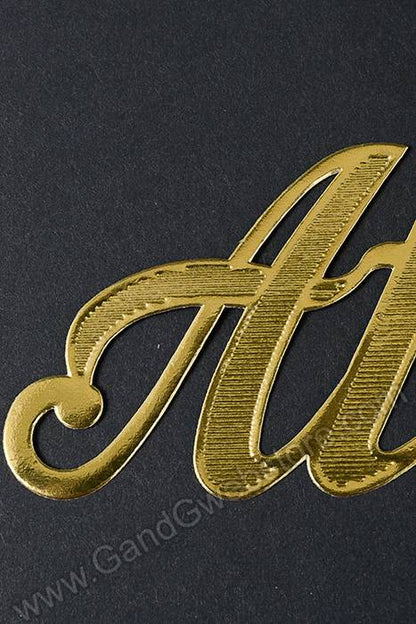 1.75" Large Paper "at Rest" Gold Pkg/10