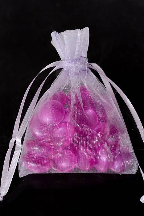 3" X 4" Sheer Pouches Bag Lavender Pkg/12
