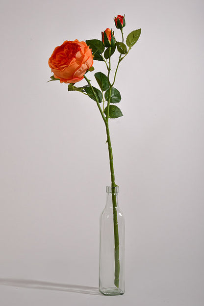 25.5" Silk Rose Spray Orange