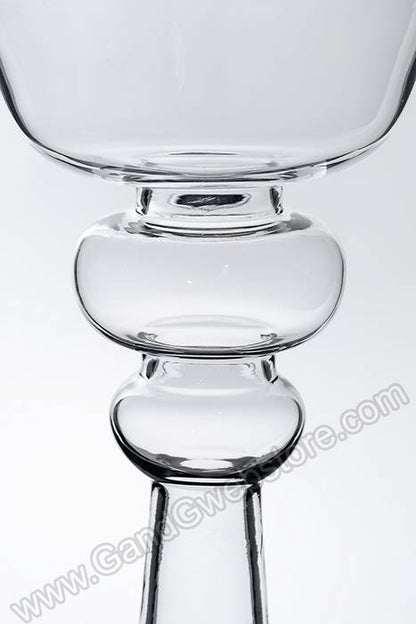 8.75" X 5" X 18" Glass Vase Clear