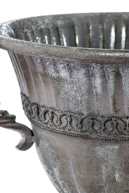 9.5" X 9.5" Metal Trophy Urn Silver