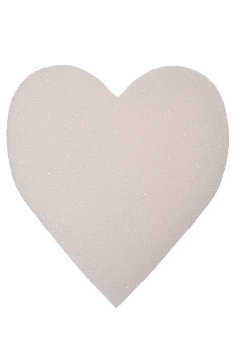 20&quot; Styrofoam Solid Heart White