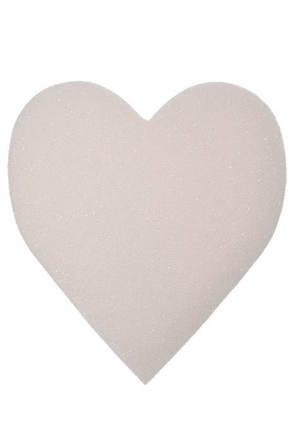 20&quot; Styrofoam Solid Heart White