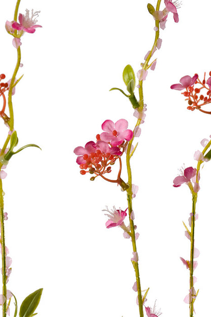 45" Silk Blossom Spray Pink