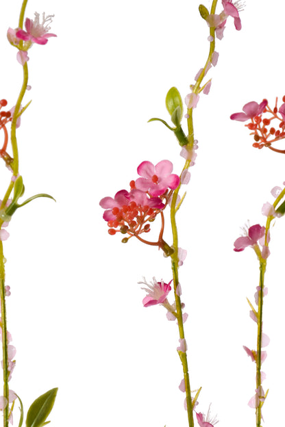45" Silk Blossom Spray Pink