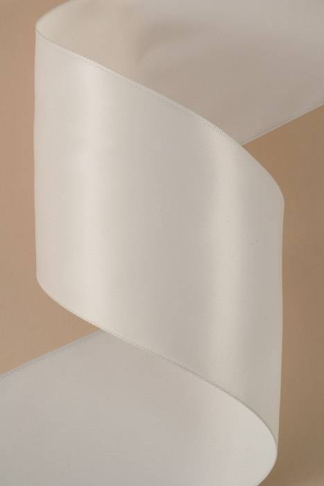 4&quot; X 25yds Wired Contessa Ribbon Ivory