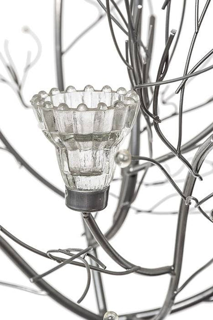 5ft Tree Candleholder Silver