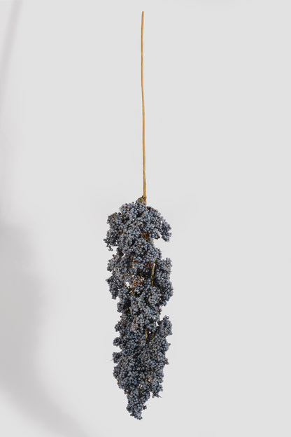 38" Artificial Berry Cluster Spray Blue