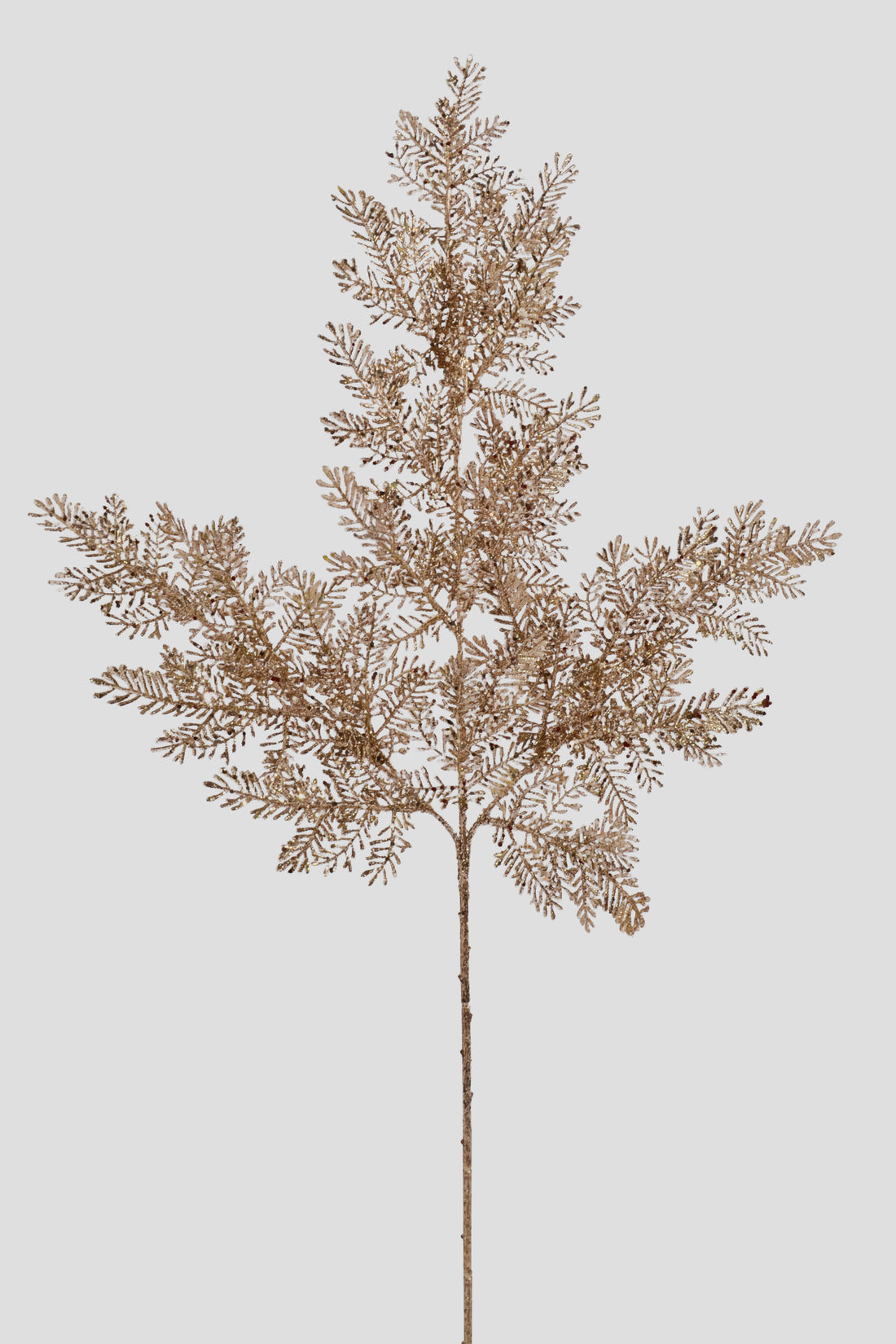 28" Glitter Pine Spray Champagne