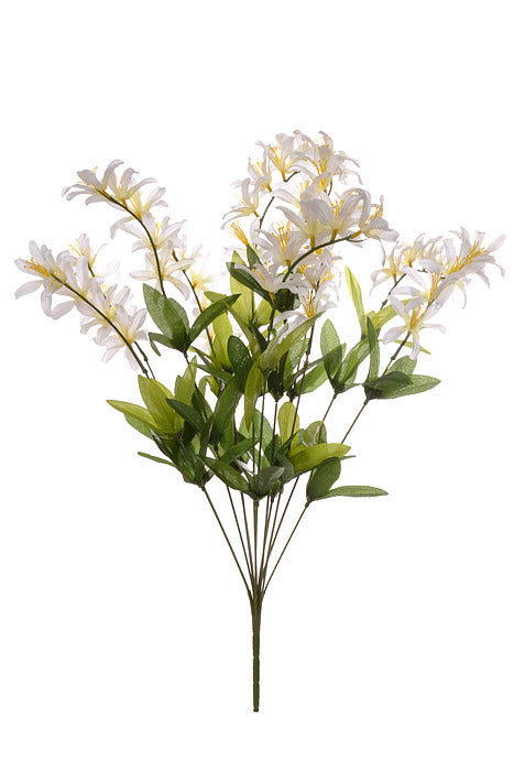 20" Silk Satin Freesia Bush (Cream)