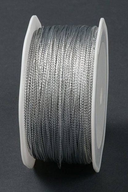 1mm X 50y Tinsel Cord Silver