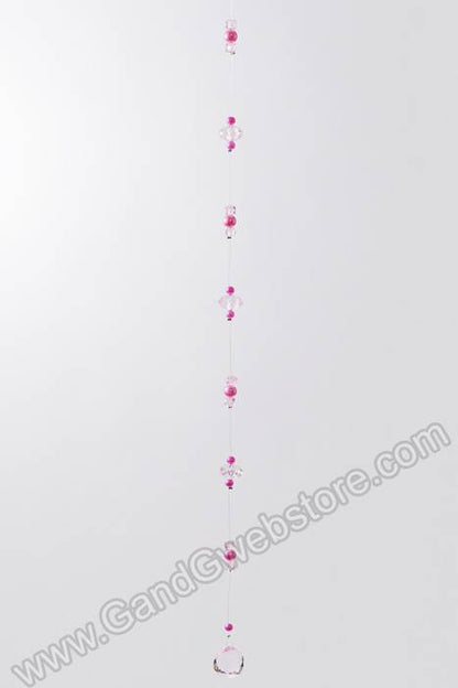 36" Pearl &amp; Bead Garland Fuchsia