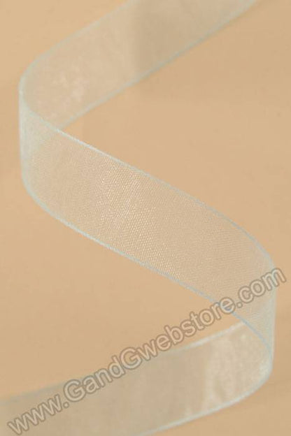 Organdy Ribbon Light Blue