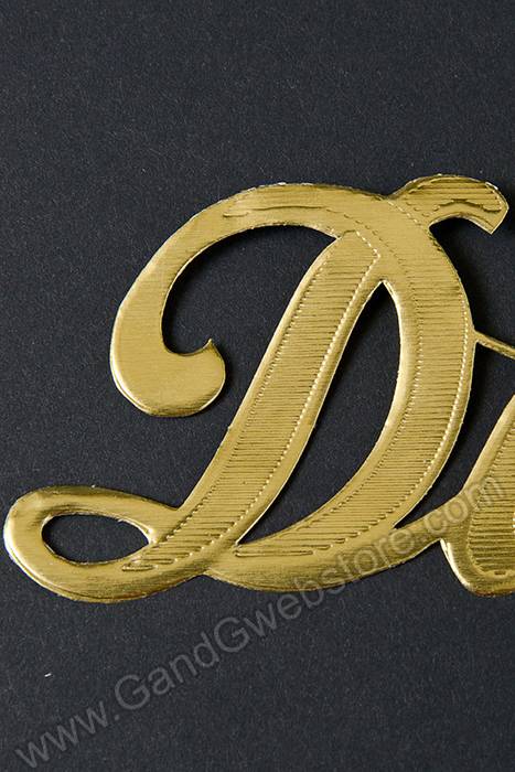 2.25" Large Paper "daddy" Gold Pkg/10