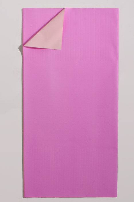22.5" 2 Tone Waterproof Wrapping Paper Pink/Baby Pink Pkg/20