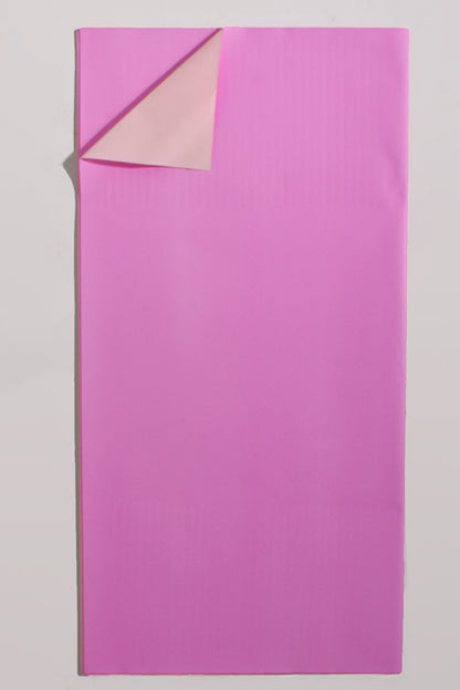 22.5" 2 Tone Waterproof Wrapping Paper Pink/Baby Pink Pkg/20