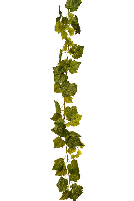 6Ft Real Touch Grape Garland Green