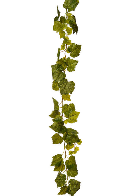 6Ft Real Touch Grape Garland Green