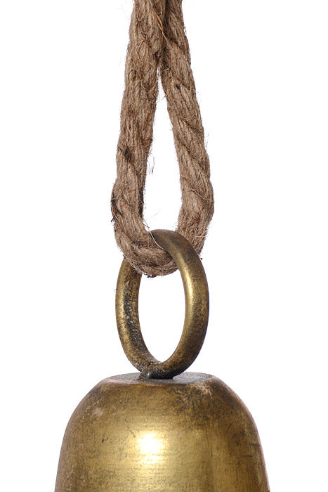 16" Metal Jingle Bell Ornament Champagne/Gold