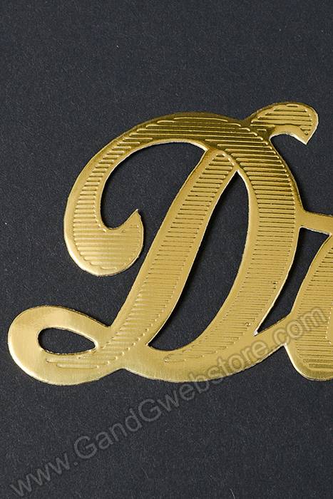 2" Large Paper "dearest" Gold Pkg/10