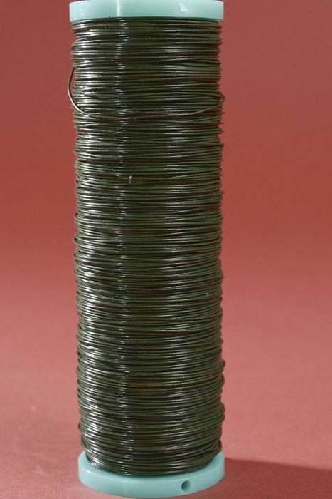 26ga Spooled Wire Roll Green