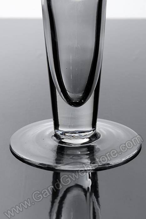 10.5" X 5.5" X 20" Glass Vase Clear
