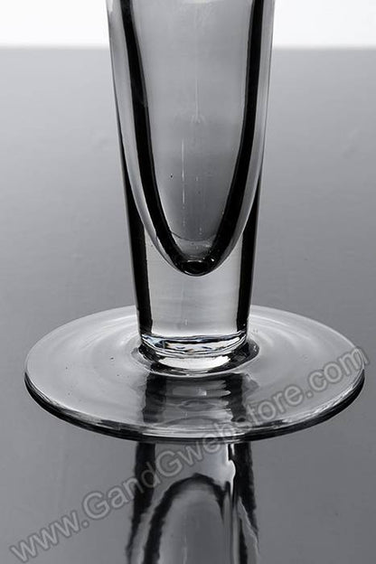 10.5" X 5.5" X 20" Glass Vase Clear