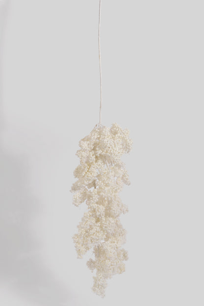 38" Artificial Berry Cluster Spray Cream