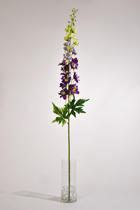 41.5&quot; Silk Delphinium Spray Purple
